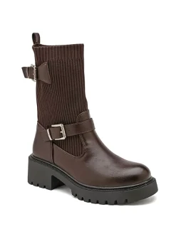 Sixth Sens Stiefeletten^Chelsea-Boots in Braun