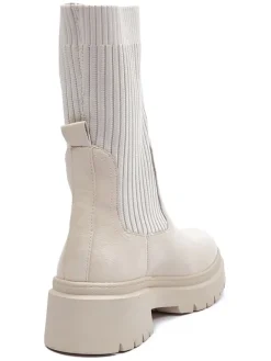 Chelsea-Boots in Creme><noscript><img width=