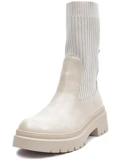 Chelsea-Boots in Creme><noscript><img width=