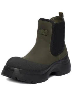 Hunter Stiefeletten^Chelsea-Boots in Khaki