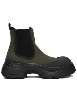 Hunter Stiefeletten^Chelsea-Boots in Khaki