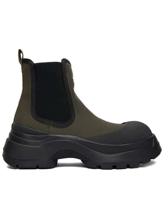 Hunter Stiefeletten^Chelsea-Boots in Khaki