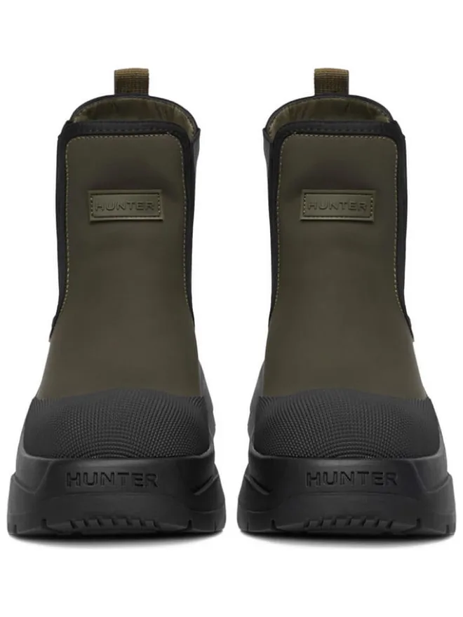 Hunter Stiefeletten^Chelsea-Boots in Khaki