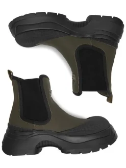 Hunter Stiefeletten^Chelsea-Boots in Khaki