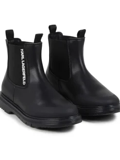 Chelsea-Boots in Schwarz>Karl Lagerfeld Kids
