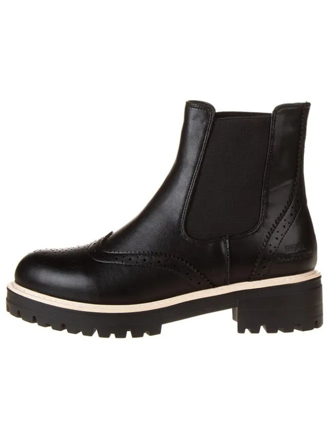 Inselhauptstadt Stiefeletten^Chelsea-Boots in Schwarz
