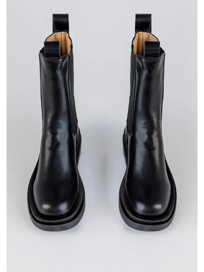 Musk Stiefeletten^Chelsea-Boots in Schwarz