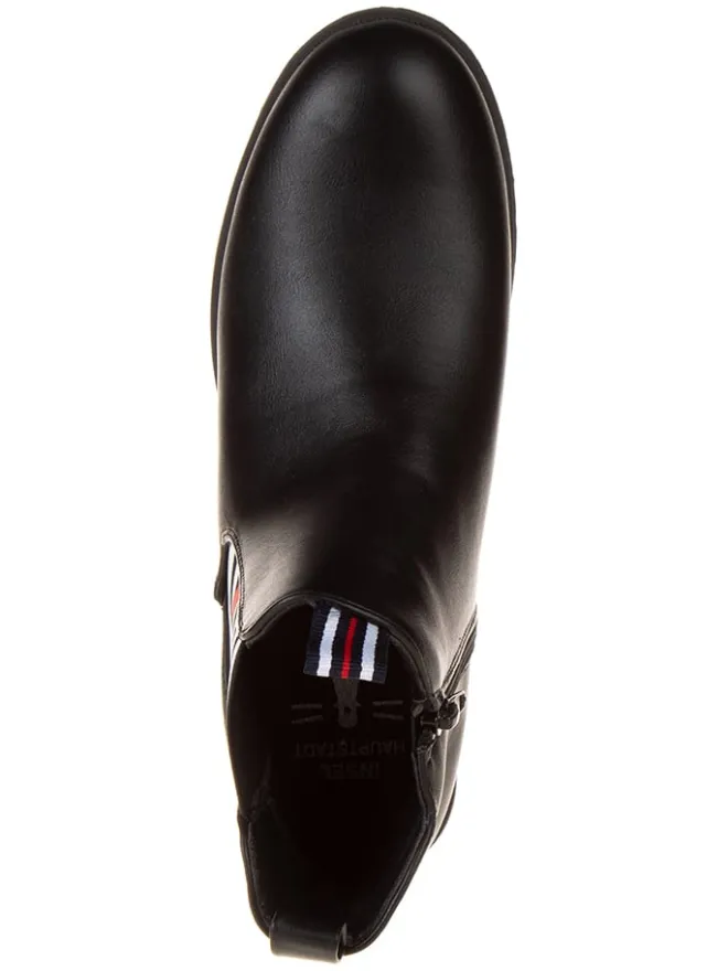 Inselhauptstadt Stiefeletten^Chelsea-Boots in Schwarz