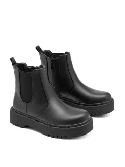 Chelsea-Boots in Schwarz>C'M Clearance
