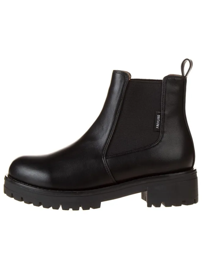 Freyling Stiefeletten^Chelsea-Boots in Schwarz
