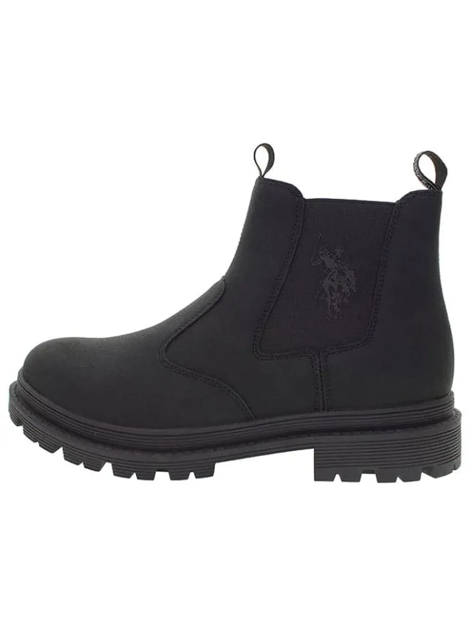 Chelsea-Boots in Schwarz>U.S. Polo Assn. Sale