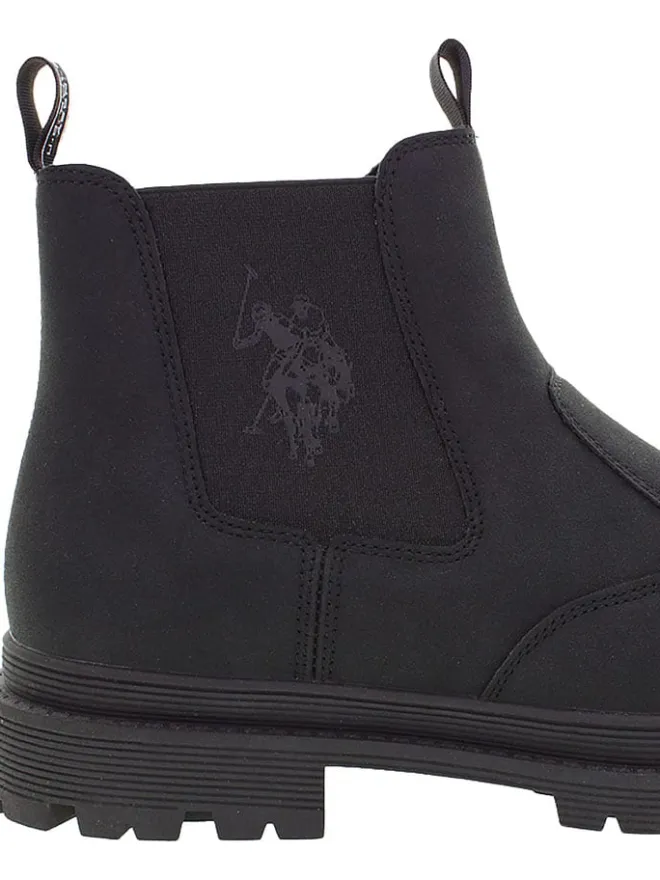 Chelsea-Boots in Schwarz>U.S. Polo Assn. Sale