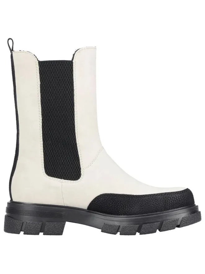 Chelsea-Boots in Schwarz/ Creme>rieker Online