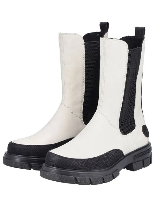 Chelsea-Boots in Schwarz/ Creme>rieker Online