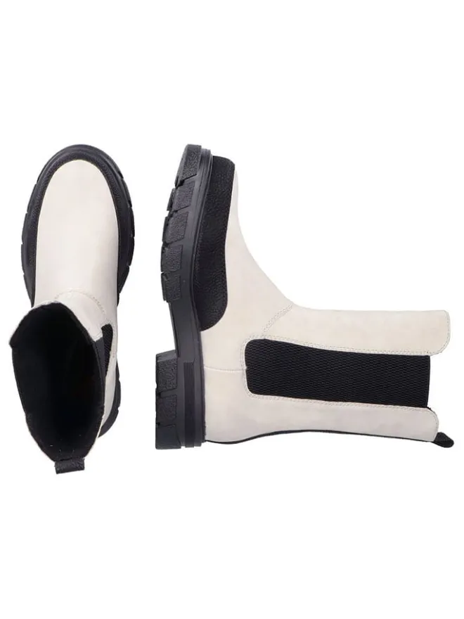 Chelsea-Boots in Schwarz/ Creme>rieker Online