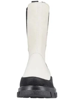 Chelsea-Boots in Schwarz/ Creme><noscript><img width=