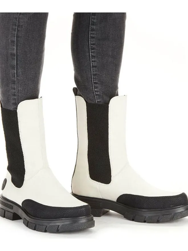 Chelsea-Boots in Schwarz/ Creme>rieker Online