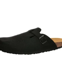 Lico Hausschuhe^Clog "Bioline Clog Nature" in Schwarz