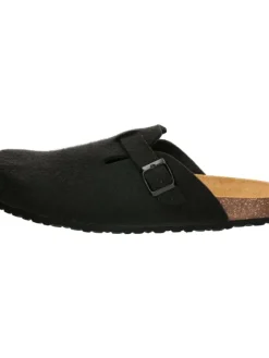 Lico Hausschuhe^Clog "Bioline Clog Nature" in Schwarz