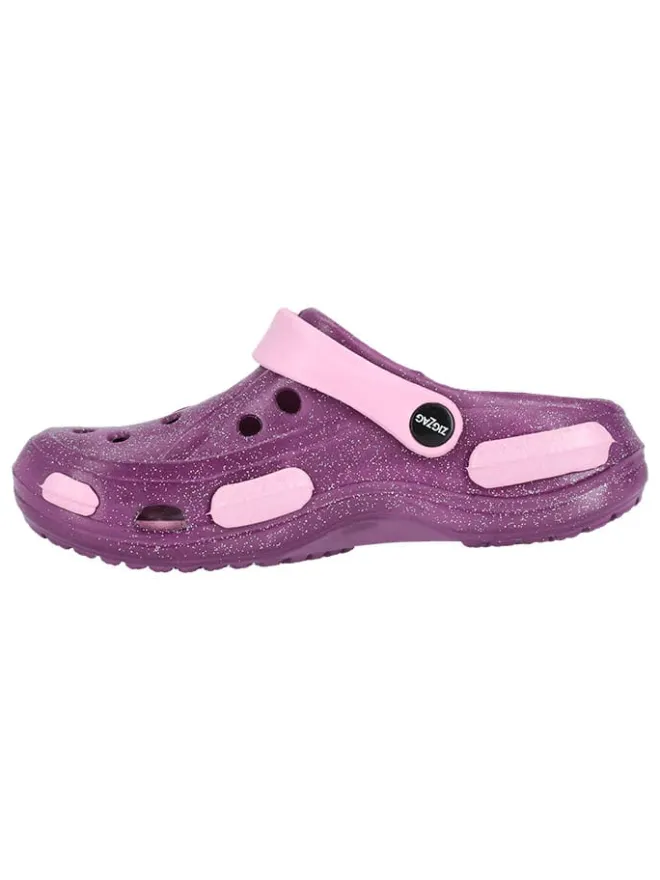 Zigzag Clogs & Pantoletten·Clogs^Clogs "Burab" in Lila/ Rosa