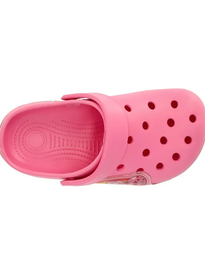 Clogs "Burundi" in Pink>Zigzag Hot