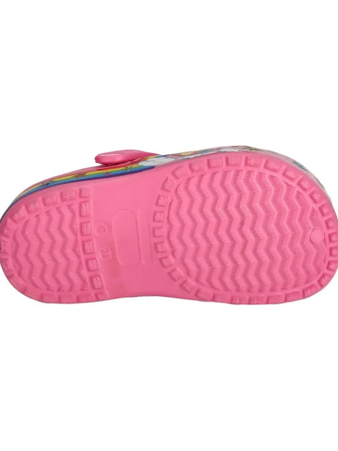 Clogs "Burundi" in Pink>Zigzag Hot