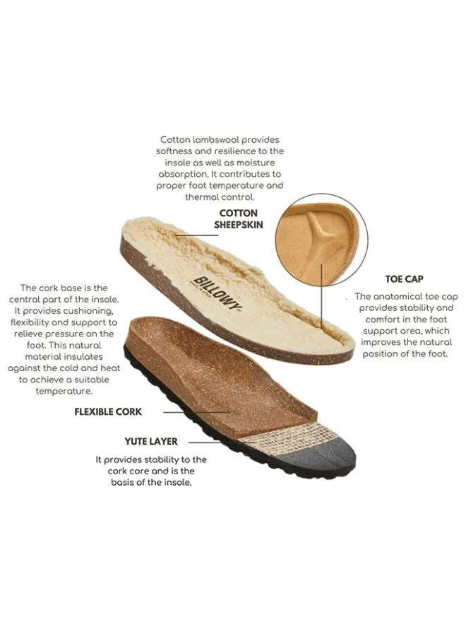billowy Hausschuhe^Clogs in Beige