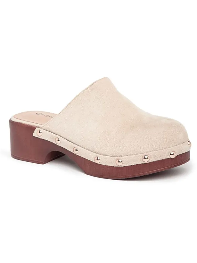Foreverfolie Clogs & Pantoletten^Clogs in Beige