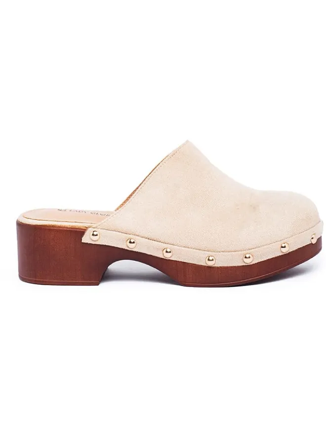 Foreverfolie Clogs & Pantoletten^Clogs in Beige