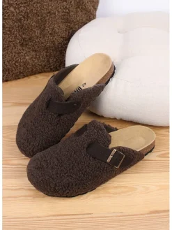 Clogs in Braun>billowy New