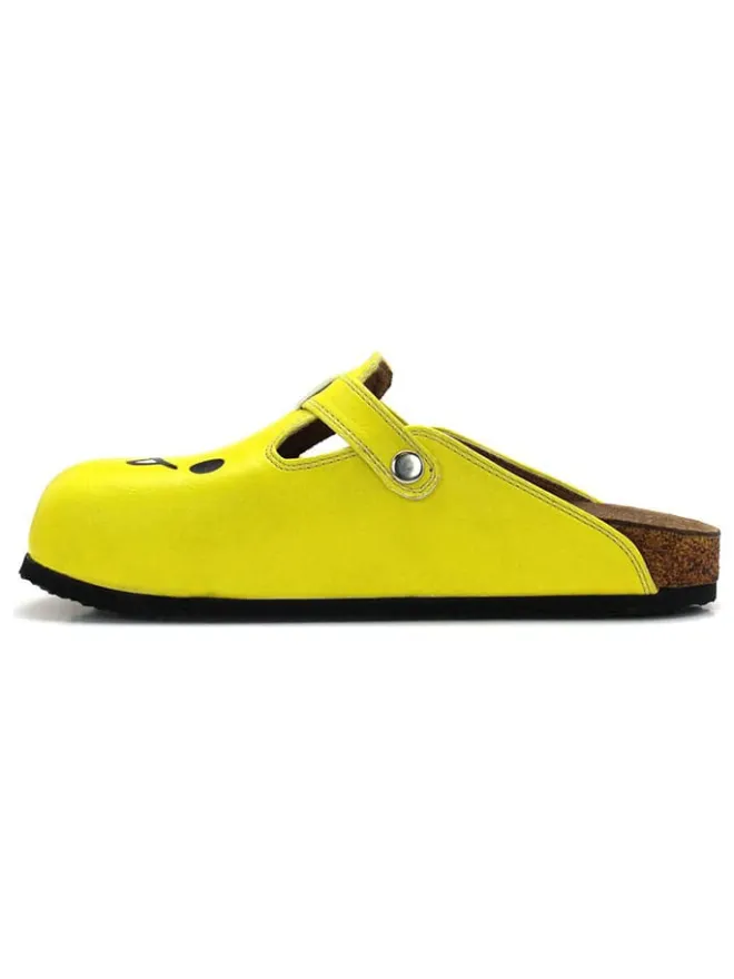 Clogs in Gelb/ Türkis>Calceo Online