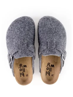 billowy Clogs & Pantoletten·Pantoletten^Clogs in Grau
