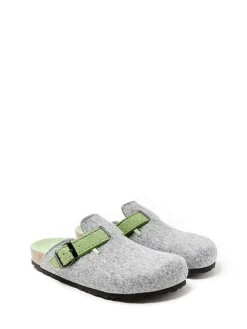 Clogs in Grau/ Grün><noscript><img width=