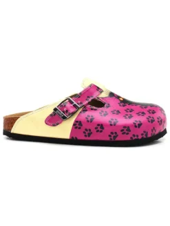 Calceo Clogs & Pantoletten·Clogs^Clogs in Pink/ Gelb