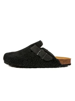 billowy Hausschuhe^Clogs in Schwarz