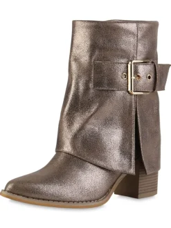 VAN HILL Stiefeletten^Cowboy Boots Victoria in Gold