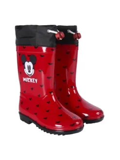 Disney Mickey Mouse Gummistiefel|Gummistiefel^Disney Mickey Maus Wasserdichte Stiefel Regenstiefel Gummistiefel in Rot