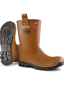Dunlop Stiefel & Boots^Sicherheitsstiefel LJ2HR48 Purofort RigPRO full safety in braun