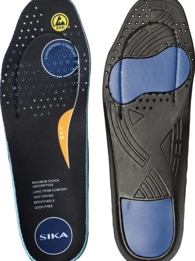 Einlegesohle "Ultimate FootFit Low" in Schwarz>Sika Discount