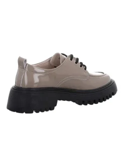 Elegante Schnürschuhe in Beige><noscript><img width=