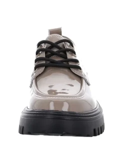 Elegante Schnürschuhe in Beige><noscript><img width=