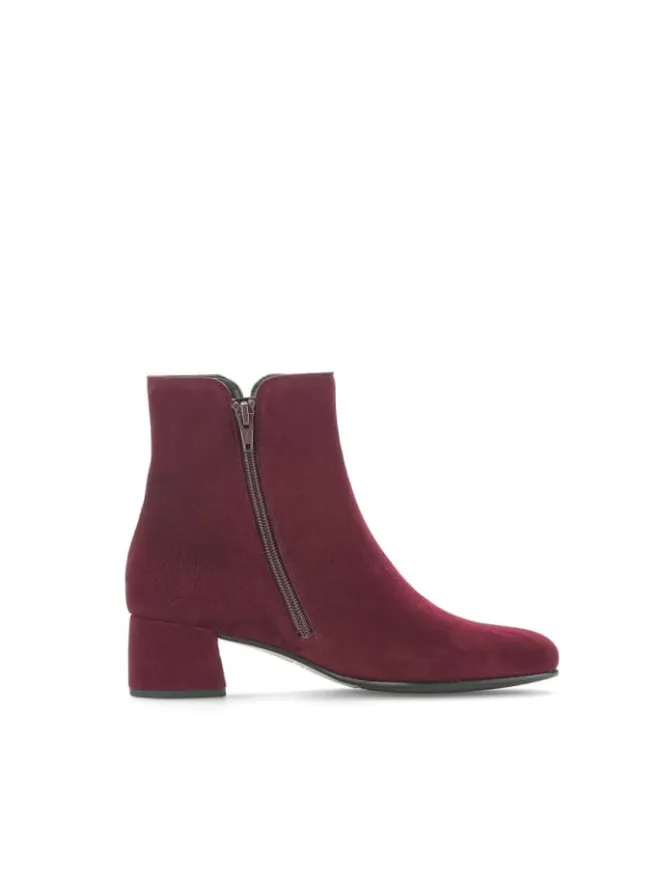 Elegante Stiefeletten in rot>Gabor