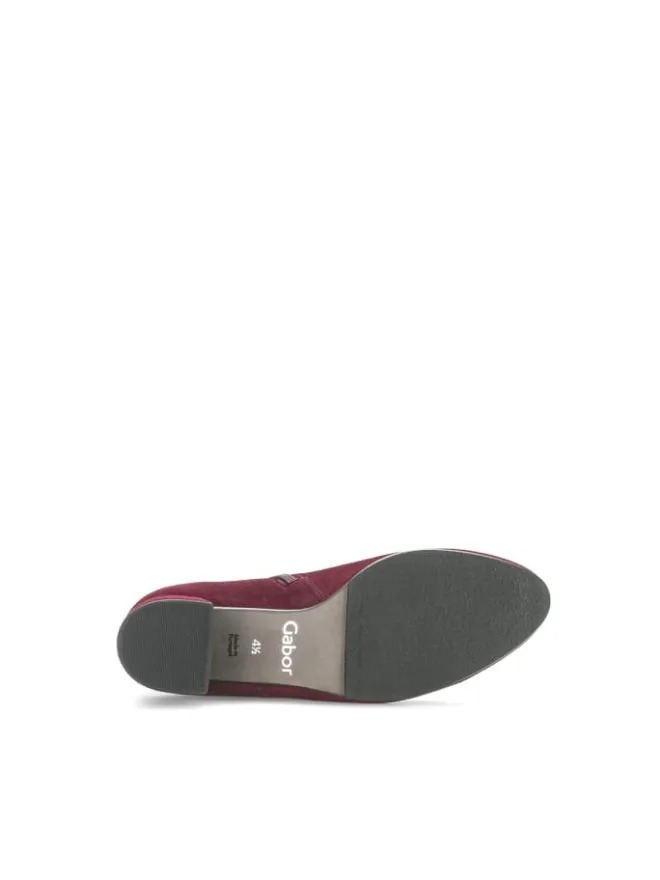 Elegante Stiefeletten in rot>Gabor