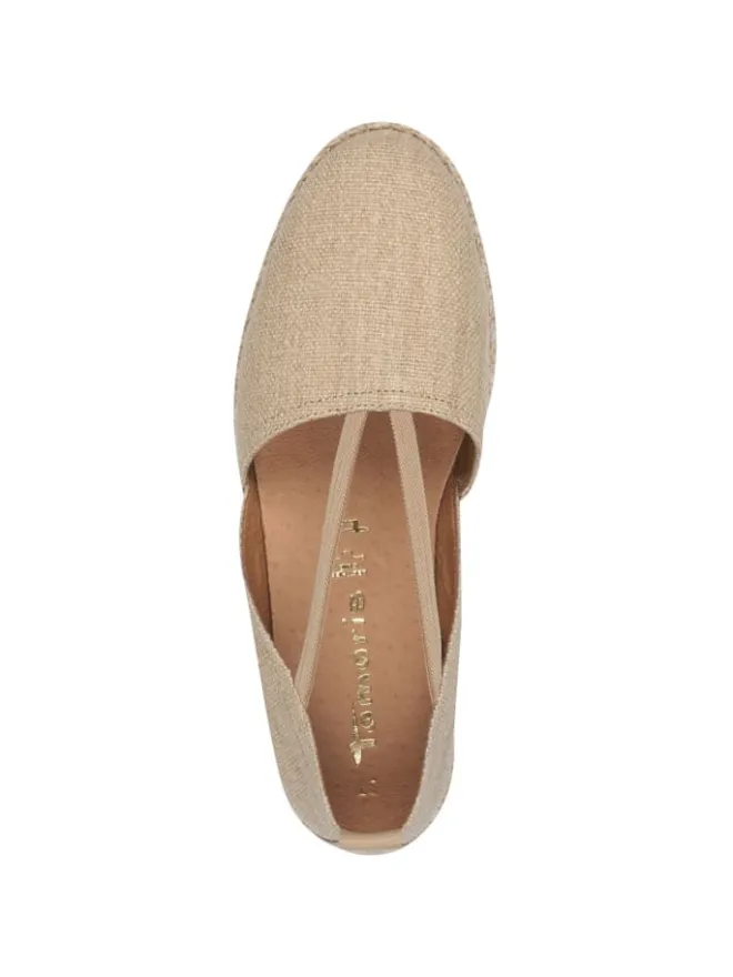 Tamaris Halbschuhe^Espadrill in beige