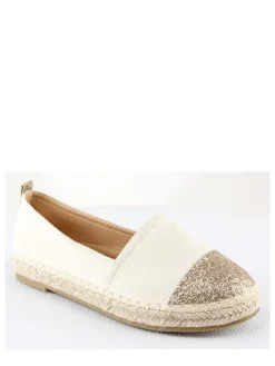 Foreverfolie Halbschuhe^Espadrilles in Beige