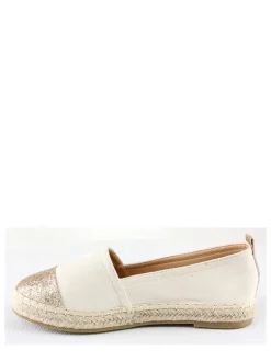 Foreverfolie Halbschuhe^Espadrilles in Beige