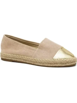 Foreverfolie Halbschuhe^Espadrilles in Beige