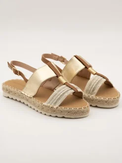 Espadrilles in Beige/ Gold>Bellucci Hot