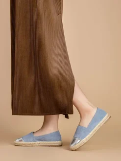 Foreverfolie Halbschuhe^Espadrilles in Blau