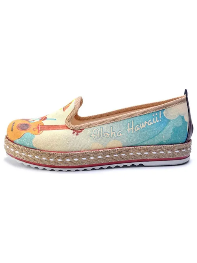 Goby Halbschuhe^Espadrilles in Bunt